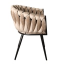 Polsterstuhl "Wave" 2er-Set