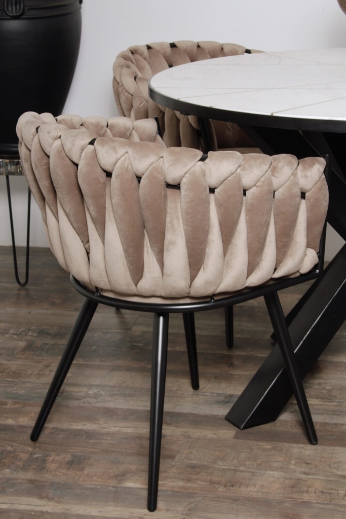 Polsterstuhl "Wave" 2er-Set