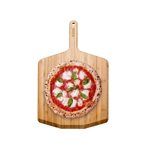 Ooni Pizzaschieber und Servierbrett aus Bambus